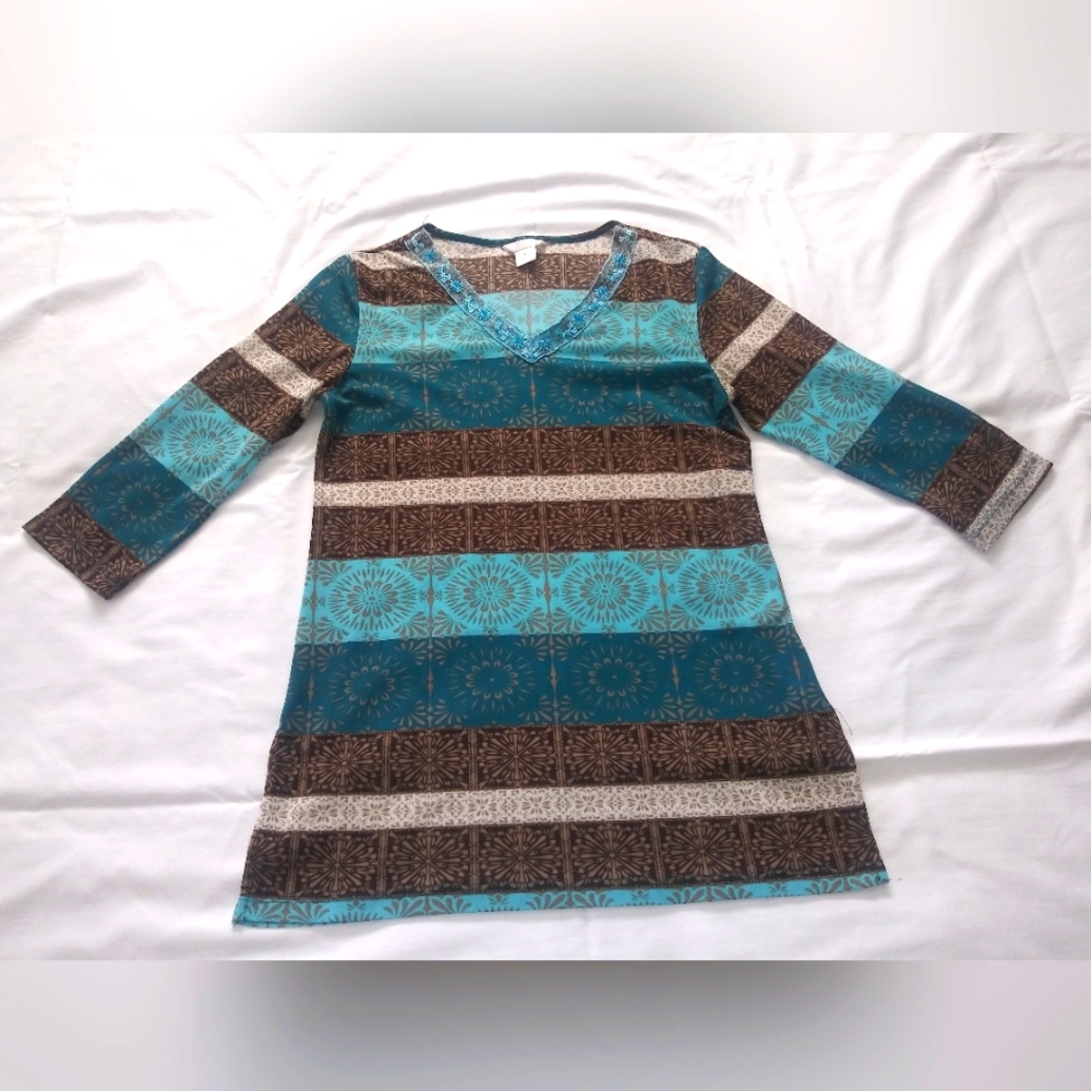 Christopher & Banks small sheer tunic